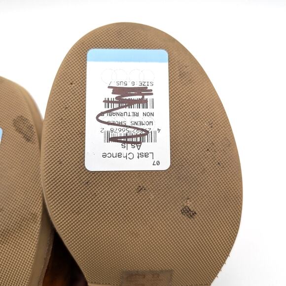 Rag & Bone Soren Block Heel Sandal Ankle Strap Women's Cuoro Size US6.5 EU37 - Picture 9 of 11